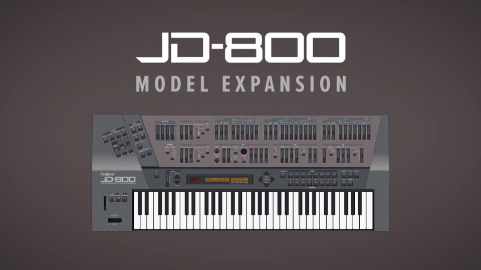 Roland выпустили цифровую эмуляцию синтезатора JD-800